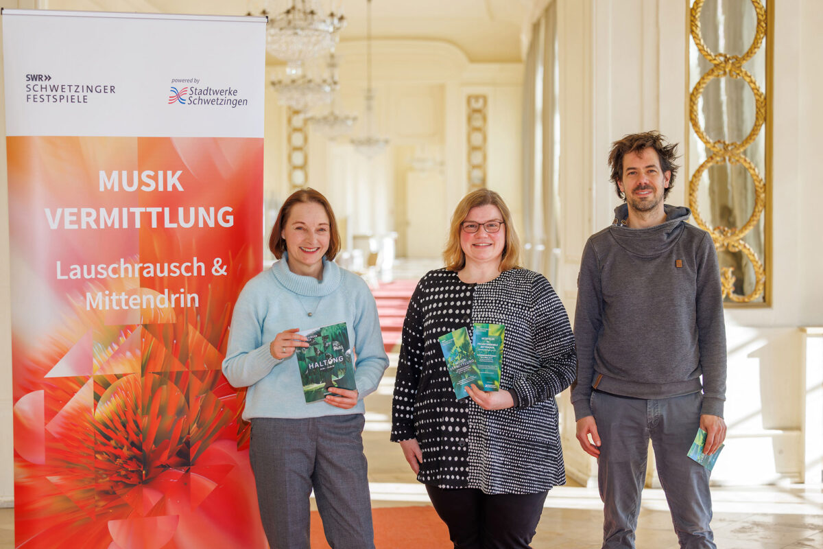 Cornelia Bend, Martina Braun und Sebastian Bauer